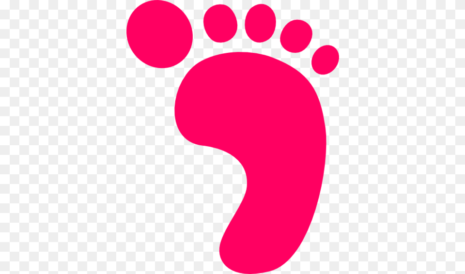 Pink Baby Footprints Clipart To Use Clip Art Resource, Footprint, Astronomy, Moon, Nature Free Png