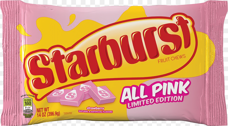 Pink Bag Of Starburst, Food, Sweets, Gum, Candy Free Transparent Png