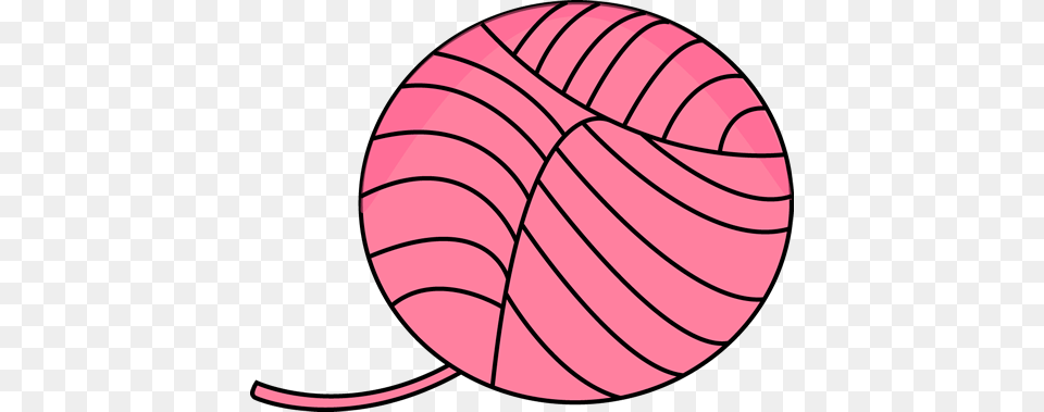 Pink Ball Of Yarn Sewing Printables Patterns, Sphere, Sweets, Food, Helmet Png