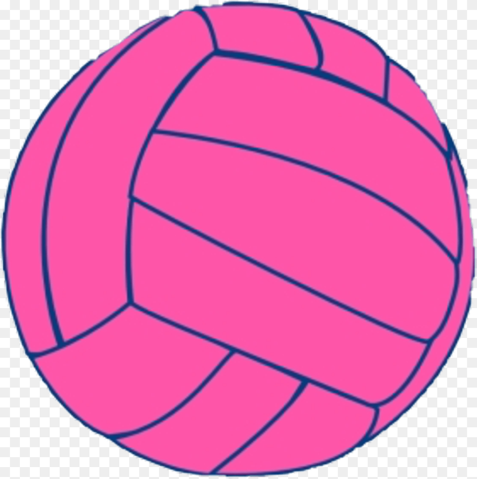 Pink Ball Volleyball Art Icon Aesthetic Tumblr Netball, Football, Soccer, Soccer Ball, Sphere Png