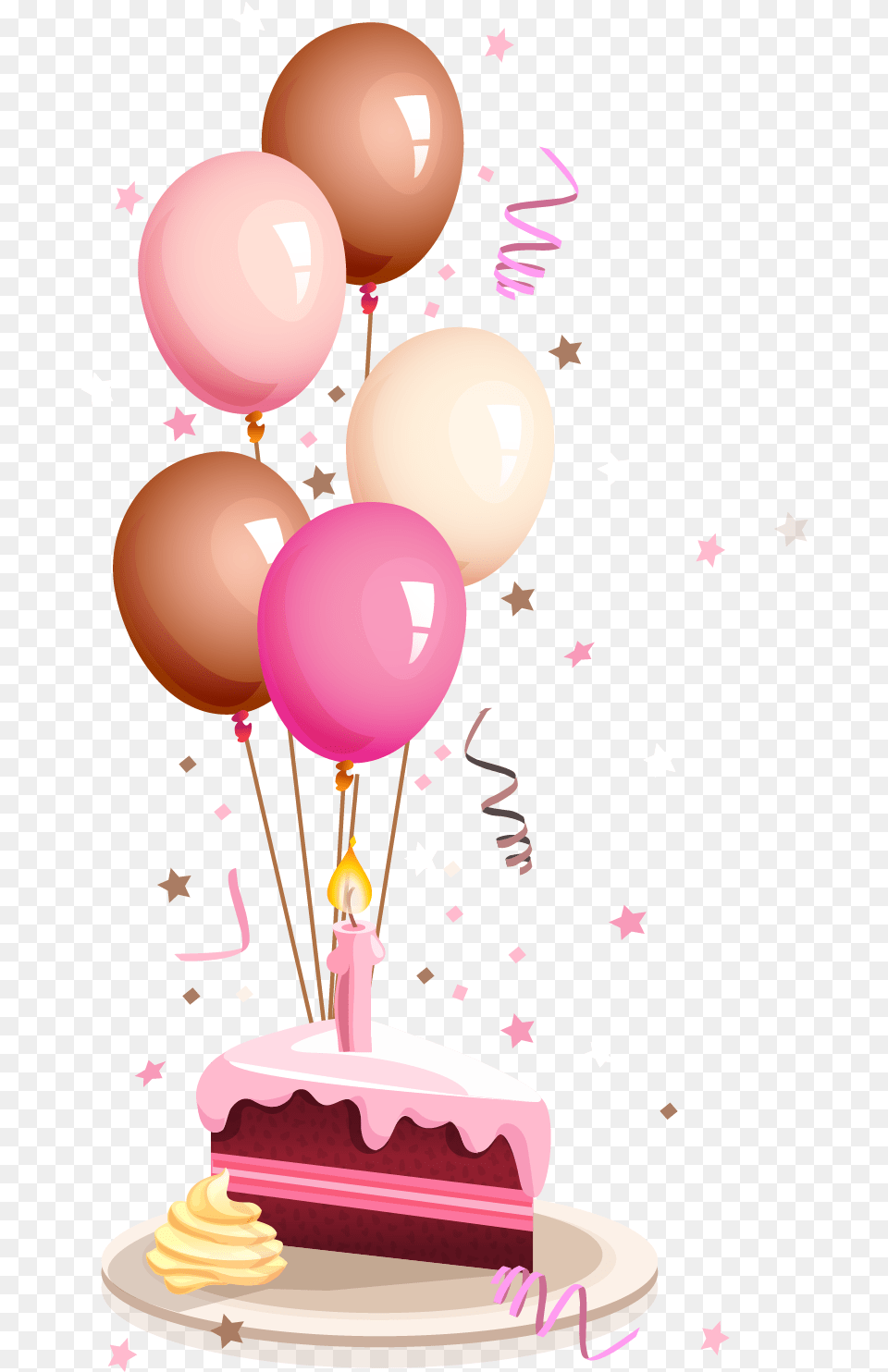Pink Balloons And Cake, Person, People, Food, Dessert Free Transparent Png