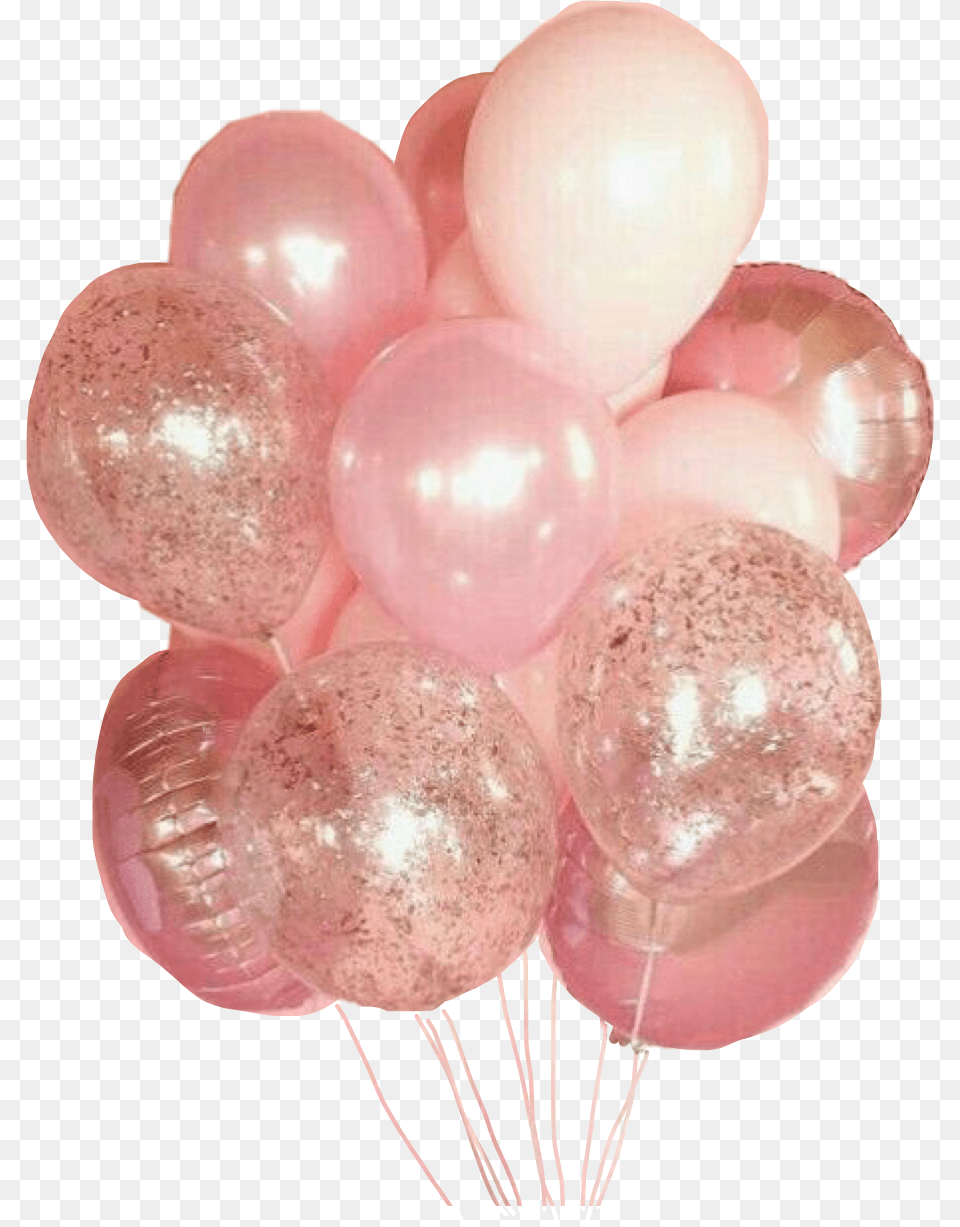 Pink Balloons Celebrate Party Shower Freetoedit, Balloon Free Png Download
