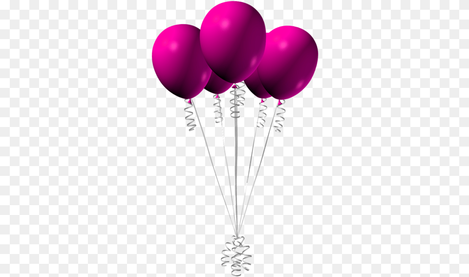 Pink Balloons Clipart Pink Birthday Balloons, Balloon, Purple Free Png Download