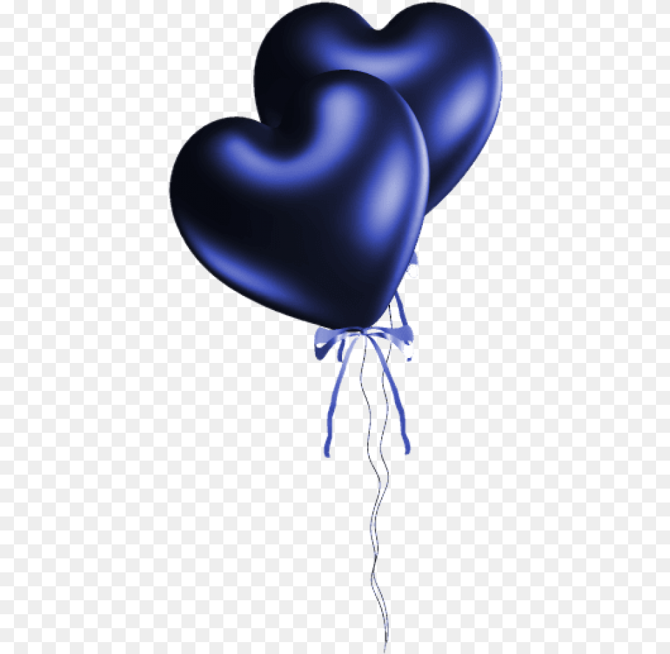 Pink Balloons Transparent Blue Heart Balloon Free Png Download
