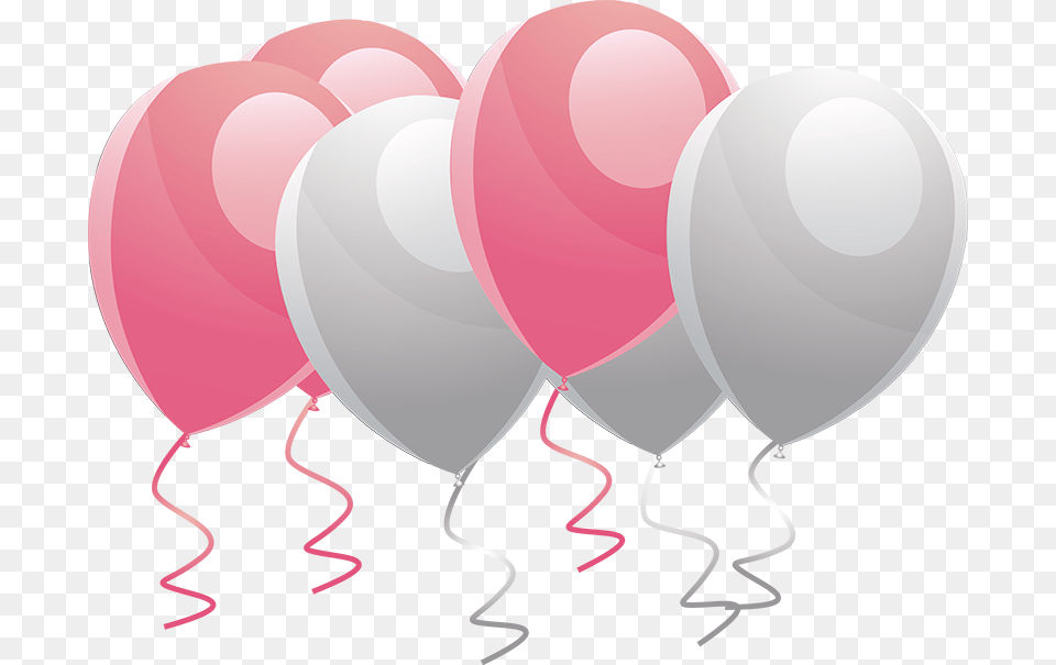 Pink Balloons Vector, Balloon, Baby, Person Free Png Download