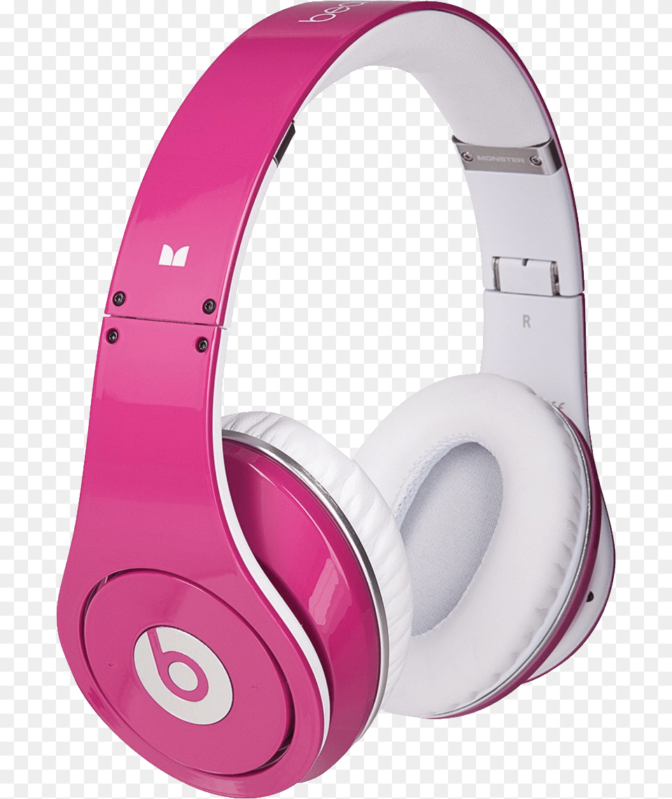 Pink Beat Headphones, Electronics Free Png Download