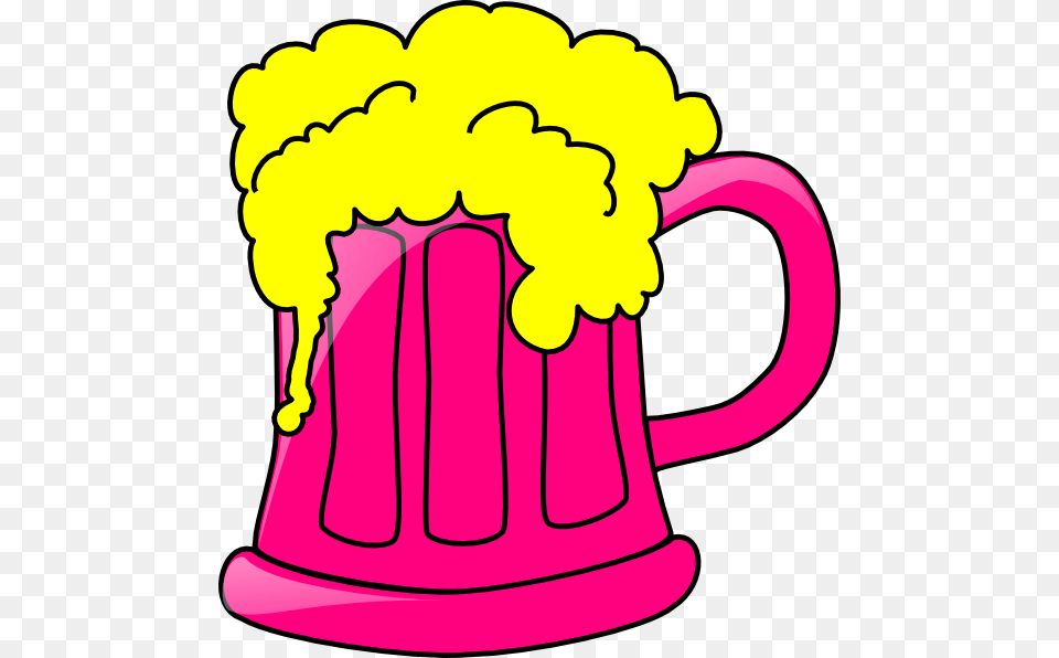 Pink Beer Mug Clip Art Beer Mug Cartoon Black And White, Cup, Pottery, Baby, Person Png