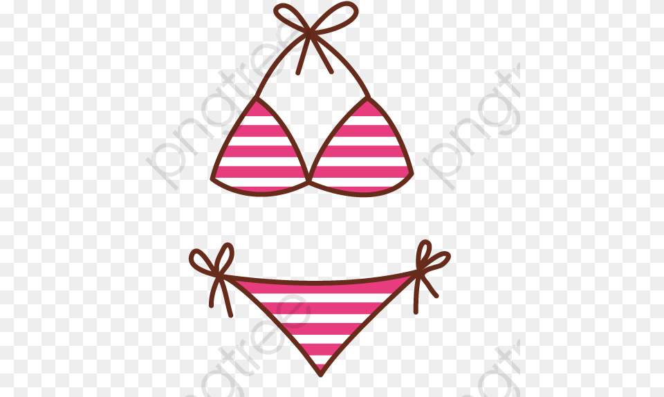 Pink Bikini Bikini Girl Image And Bikini Clipart, Clothing, Swimwear, Animal, Lizard Png