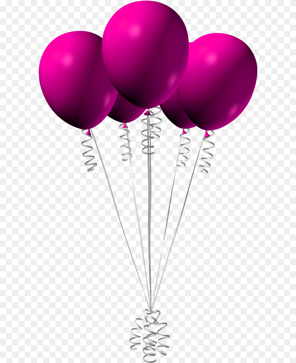 Pink Birthday Balloons, Balloon, Purple Free Transparent Png