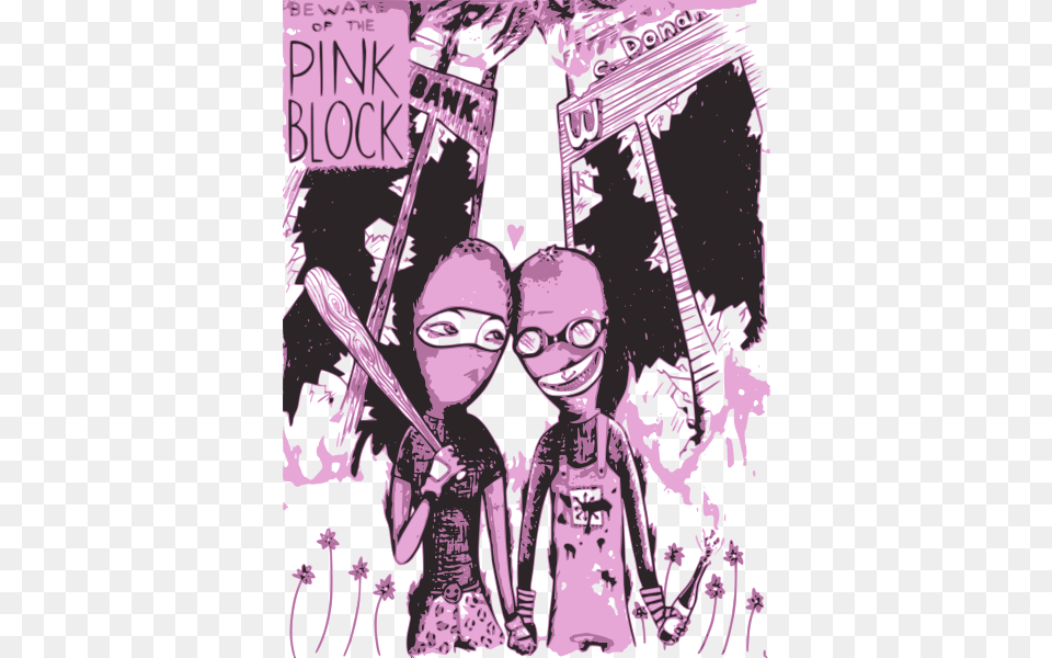 Pink Block Clipart, Art, Collage, Person, Advertisement Free Png Download
