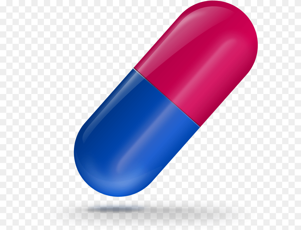 Pink Blue Capsule Image, Medication, Pill Png