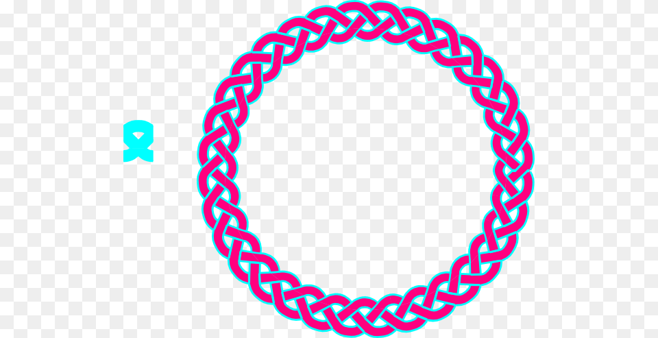 Pink Blue Celtic Knot Clip Art, Accessories, Bracelet, Jewelry, Oval Free Png Download