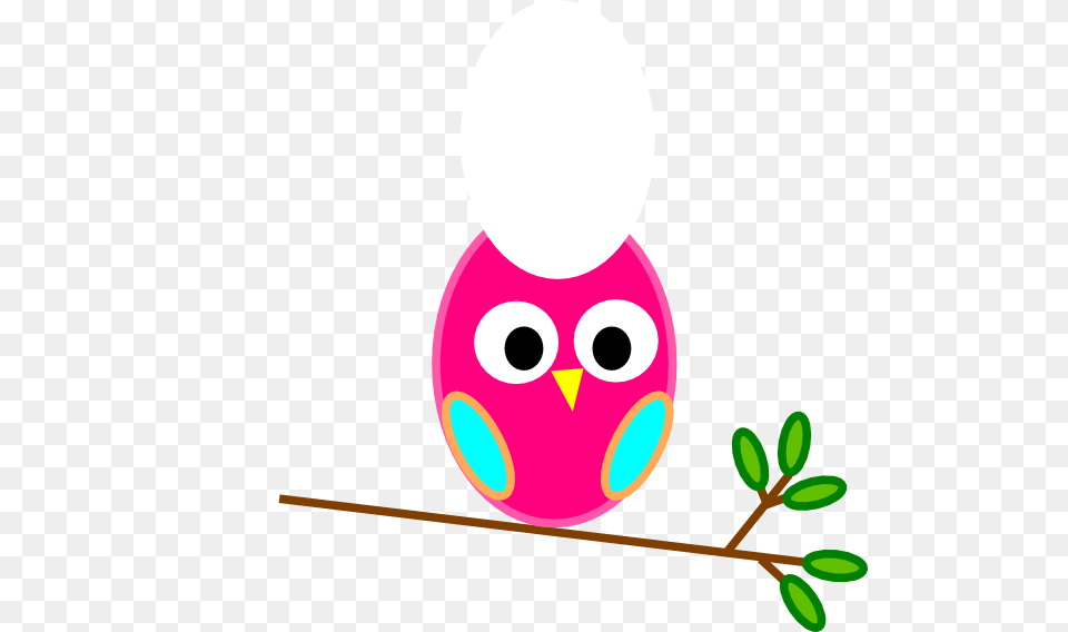 Pink Blue Owl Clip Arts Download, Leaf, Plant, Egg, Food Free Transparent Png
