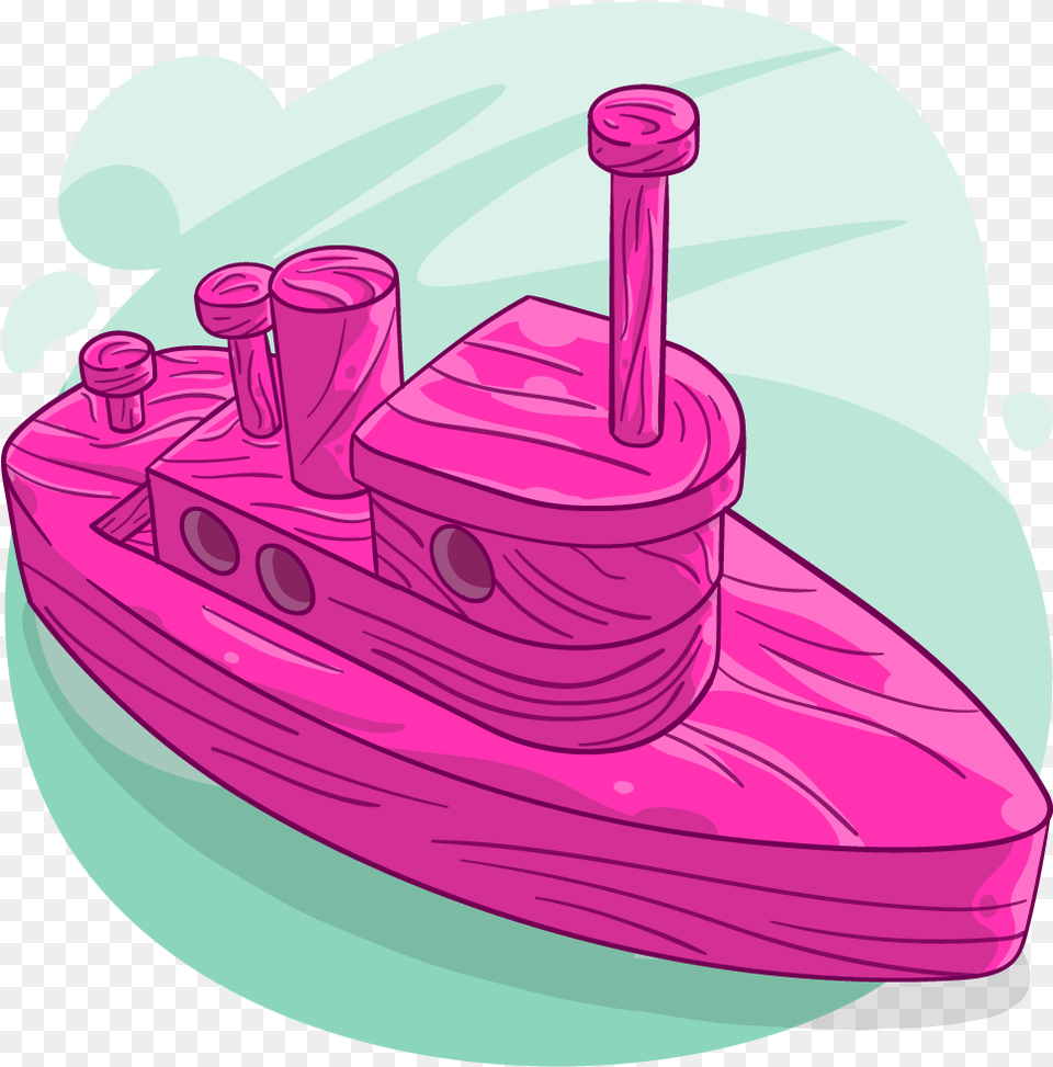Pink Boat Boat, Appliance, Steamer, Electrical Device, Device Free Transparent Png