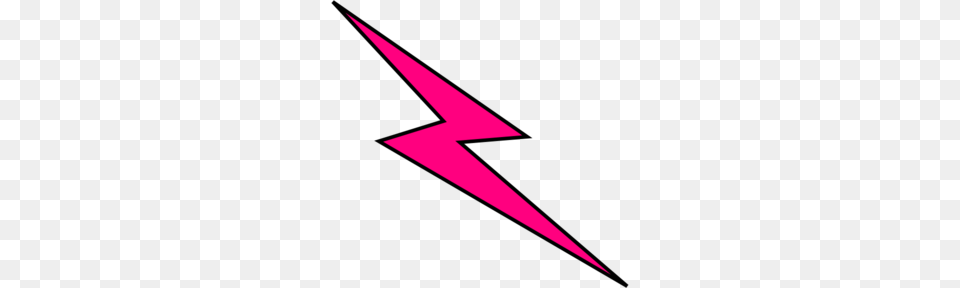 Pink Bolt Clip Art, Star Symbol, Symbol, Blade, Dagger Free Png