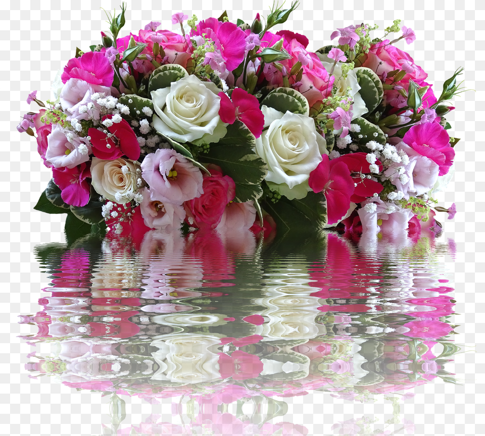 Pink Bouquet Transparent Flowers Png Image