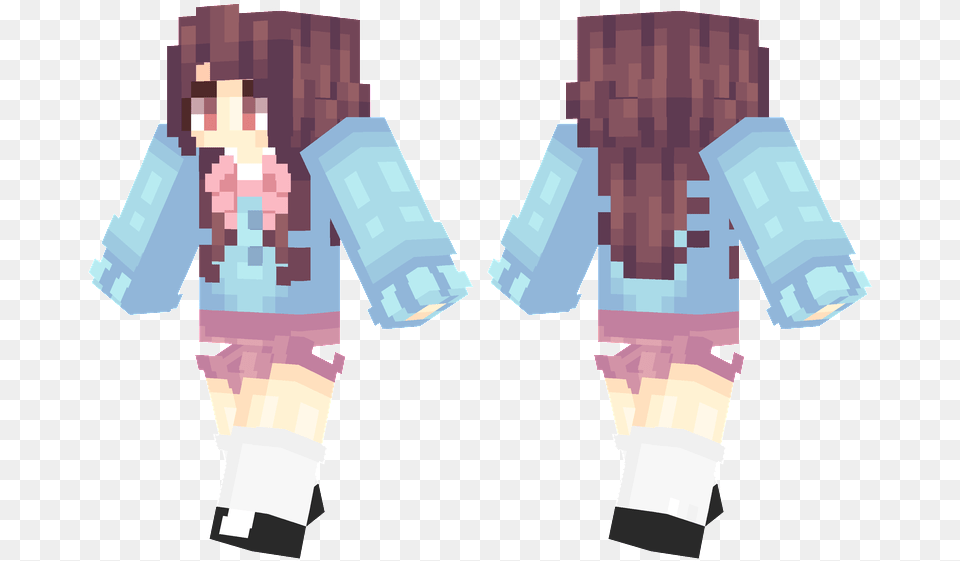 Pink Bow Minecraft Skin Bow, Body Part, Hand, Person, Brick Free Png