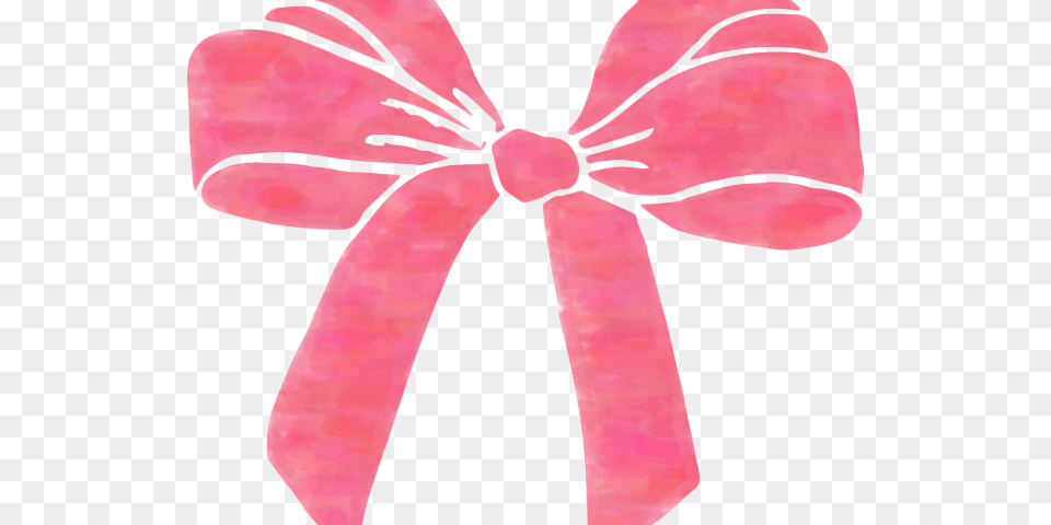 Pink Bow Ribbon Clipart, Accessories, Formal Wear, Tie, Person Png Image
