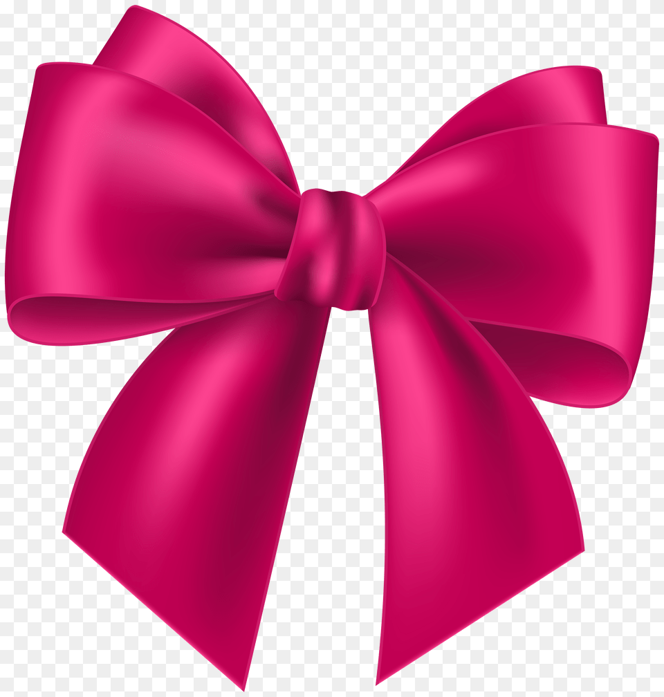 Pink Bow Transparent Clip Art, Gift Free Png Download