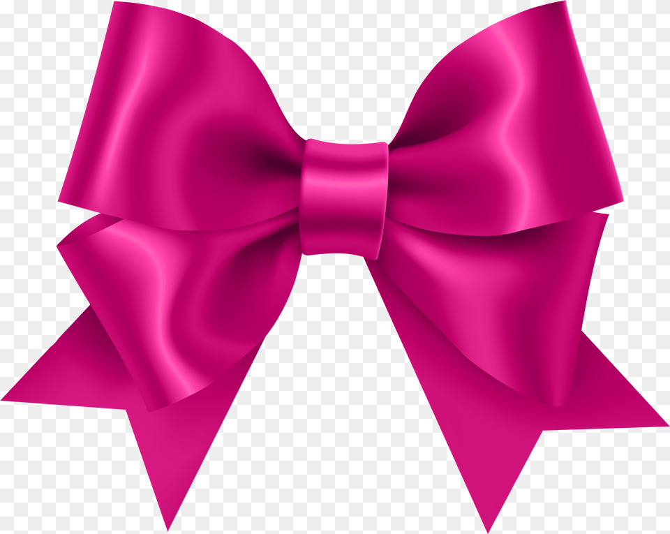 Pink Bow Ribbon, Accessories, Bow Tie, Formal Wear, Tie Free Transparent Png