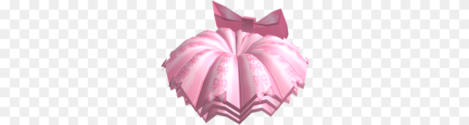 Pink Bow Tutu Pink Tutu Roblox, Cream, Dessert, Food, Icing Free Png Download