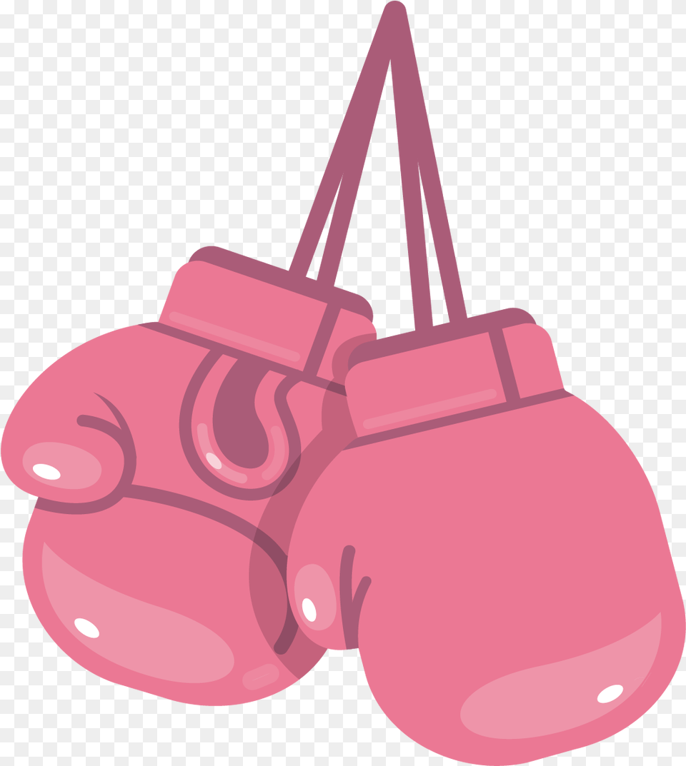 Pink Boxing Gloves Clipart Download Full Size Pink Boxing Glove, Accessories, Bag, Bulldozer, Handbag Png