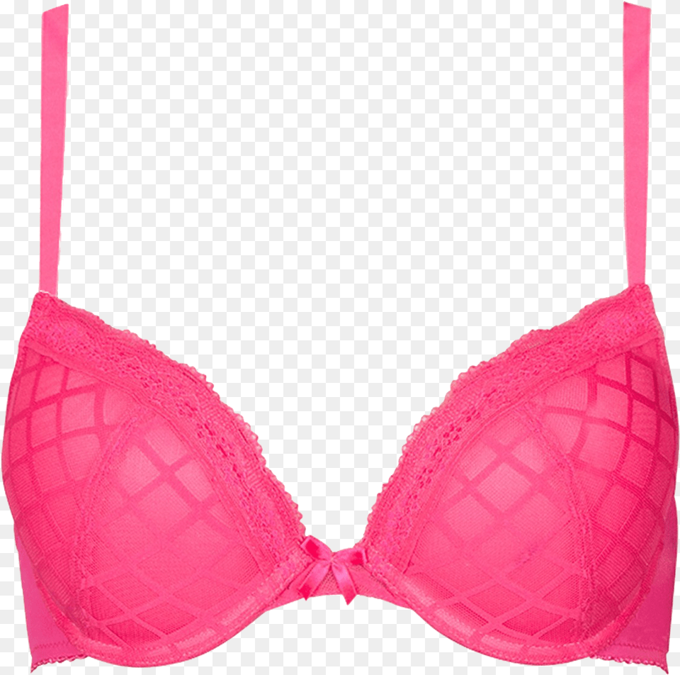 Pink Bra, Clothing, Lingerie, Underwear, Accessories Free Png Download