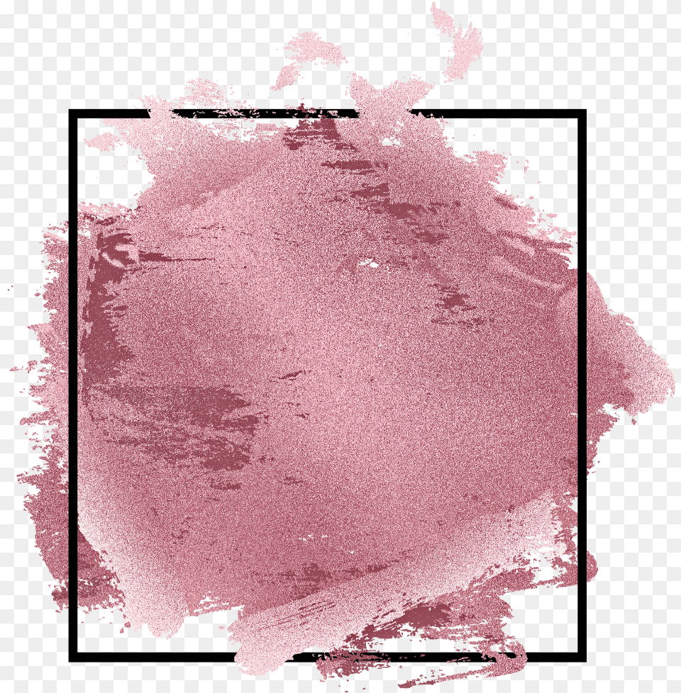 Pink Brush Glitter Square Geometric Frame Kpop Katsuki Bakugo, Stain, Art, Painting, Graphics Png