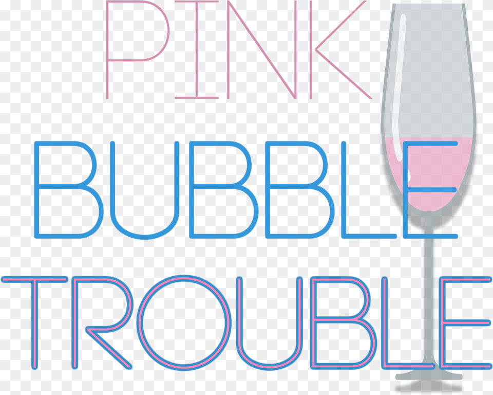 Pink Bubble Trouble 2 Original Alcoholic Beverage, Alcohol, Glass, Liquor, Wine Png