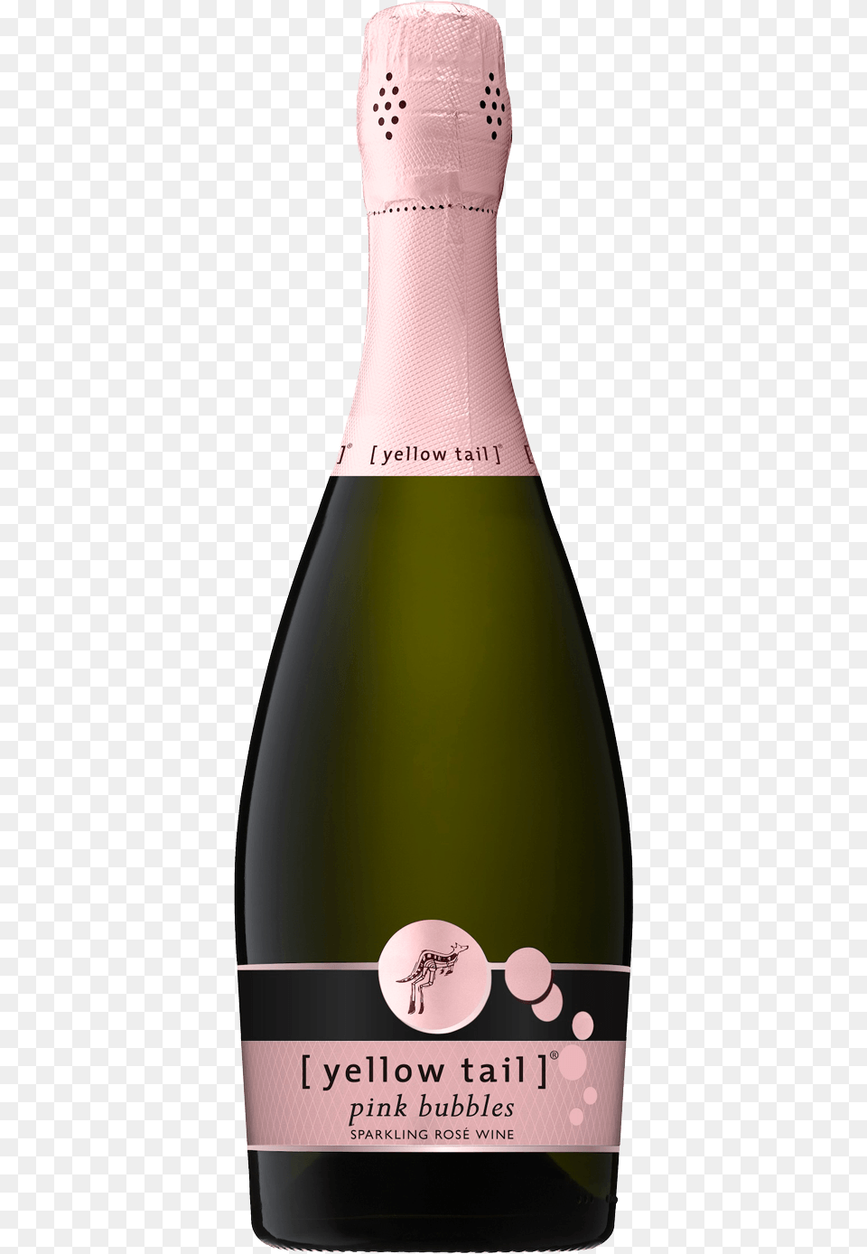 Pink Bubbles Yellow Tail Bubbles Wine, Alcohol, Beverage, Beer, Bottle Png