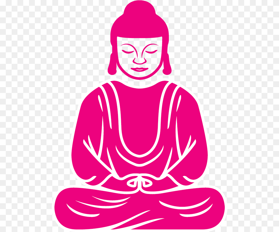 Pink Buddha Gautama Buddha Pink, Art, Adult, Female, Person Free Png Download