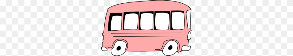 Pink Bus Clip Art, Minibus, Transportation, Van, Vehicle Free Png