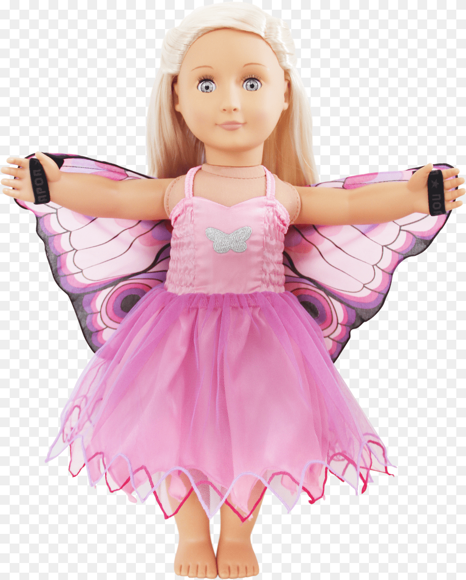 Pink Butterfly Dress Douglas Toys Barbie, Animal, Fish, Sea Life, Shark Png