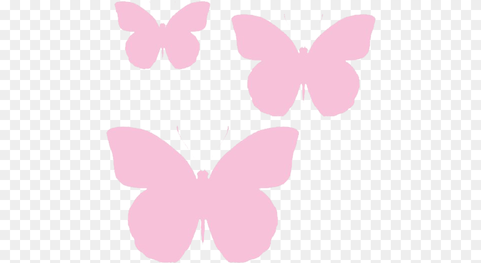 Pink Butterfly Image Background Butterflys Pink Background, Flower, Plant, Stencil, Petal Free Png Download