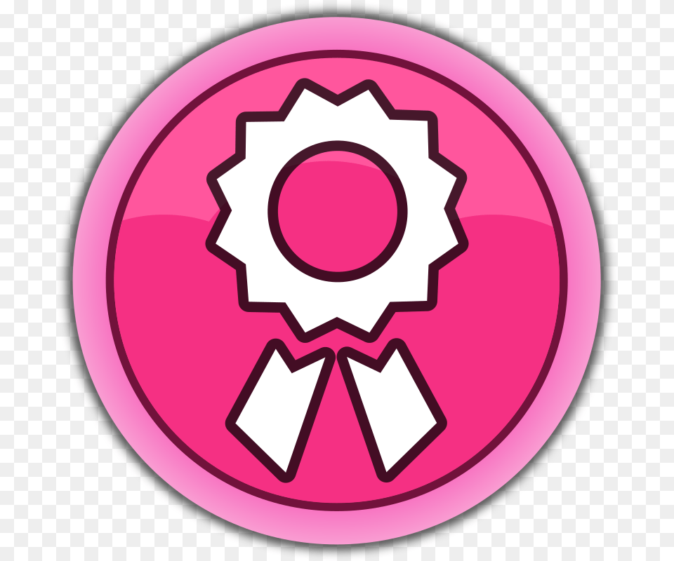 Pink Button Achievements Game Button Achievements, Machine, Badge, Logo, Symbol Png