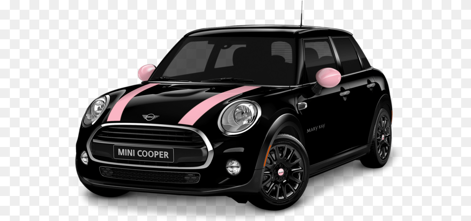 Pink Cadillac Not Your Style Mary Kay Mini Cooper 2020 Black, Wheel, Machine, Car, Vehicle Png