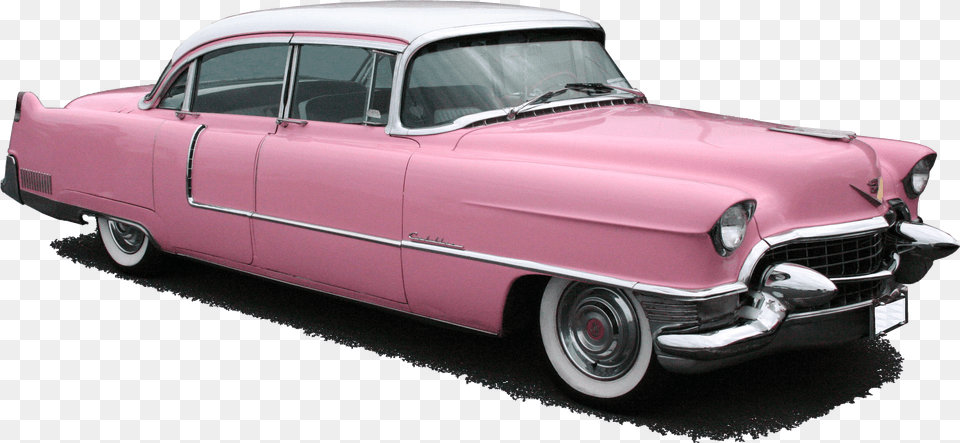 Pink Cadillac Transparent Clipart Antique Car, Transportation, Vehicle, Sedan, Machine Free Png