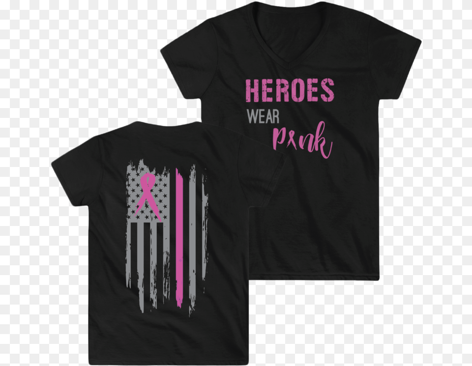 Pink Cancer Ribbon, Clothing, Shirt, T-shirt, Person Free Png