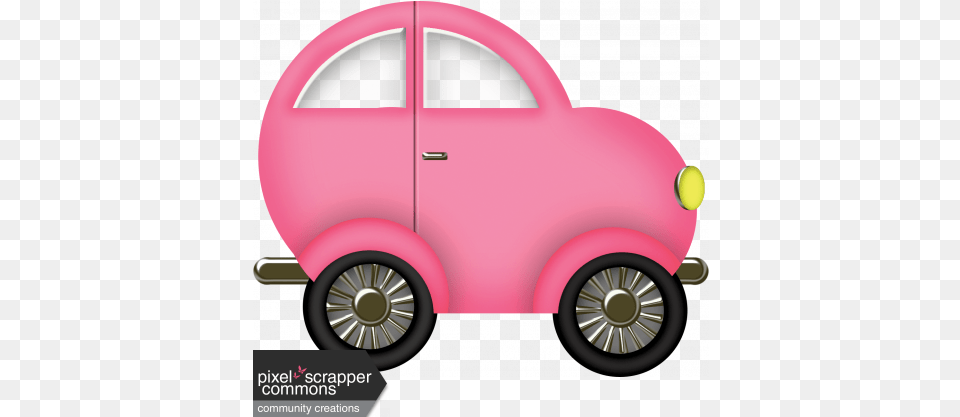 Pink Car Graphic Model Car, Alloy Wheel, Vehicle, Transportation, Tire Free Png Download