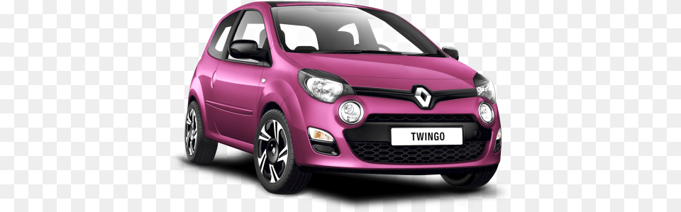 Pink Car Image Renault Twingo, Vehicle, Transportation, Wheel, Machine Png