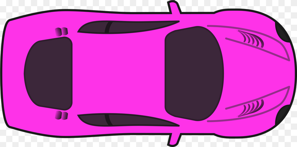 Pink Car Jpg Freeuse Download Files Top View Car Clipart, Bag, Backpack, Baggage Png Image