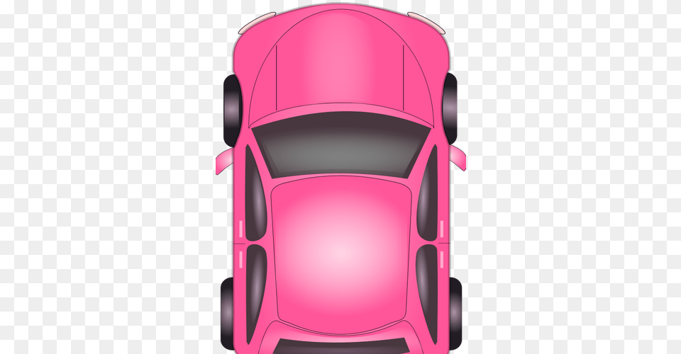 Pink Car Top View Vector Illustration Car Clipart Top View, Bus, Transportation, Vehicle, Clothing Png Image