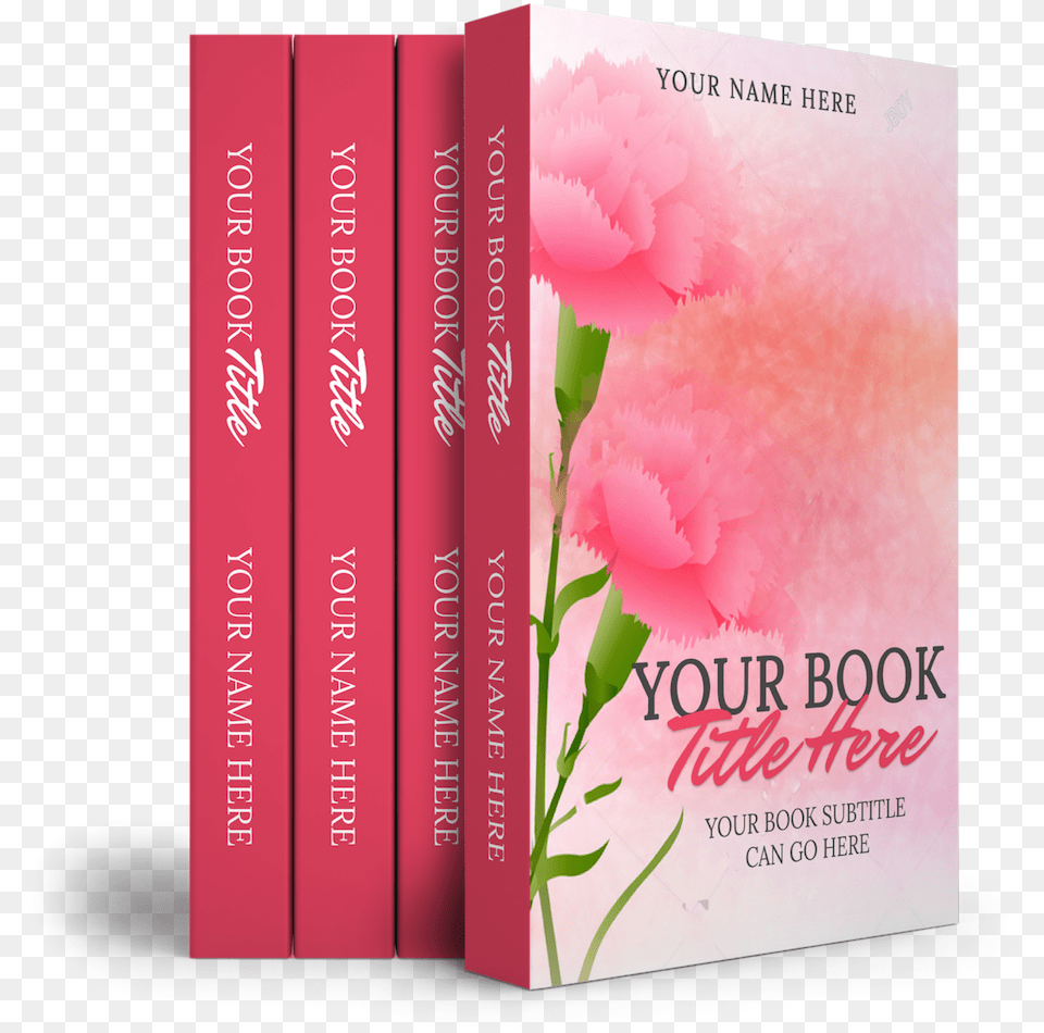 Pink Carnations Predesigned Book Cover, Publication, Novel Free Png Download