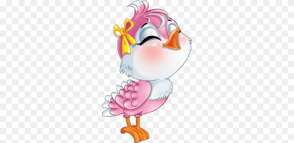 Pink Cartoon Bird Clipart Digi, Animal Png Image