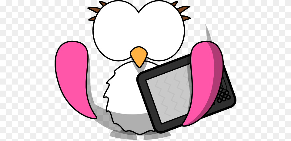 Pink Cartoon Bird With Book Clip Arts Download, Computer, Electronics, Cushion, Home Decor Free Transparent Png