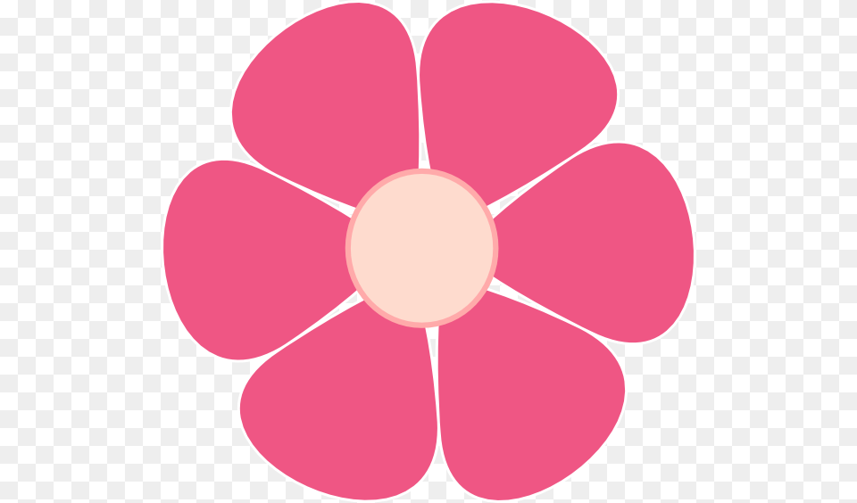 Pink Cartoon Flowers Pink Flower Clipart, Petal, Plant, Anemone, Appliance Free Png Download