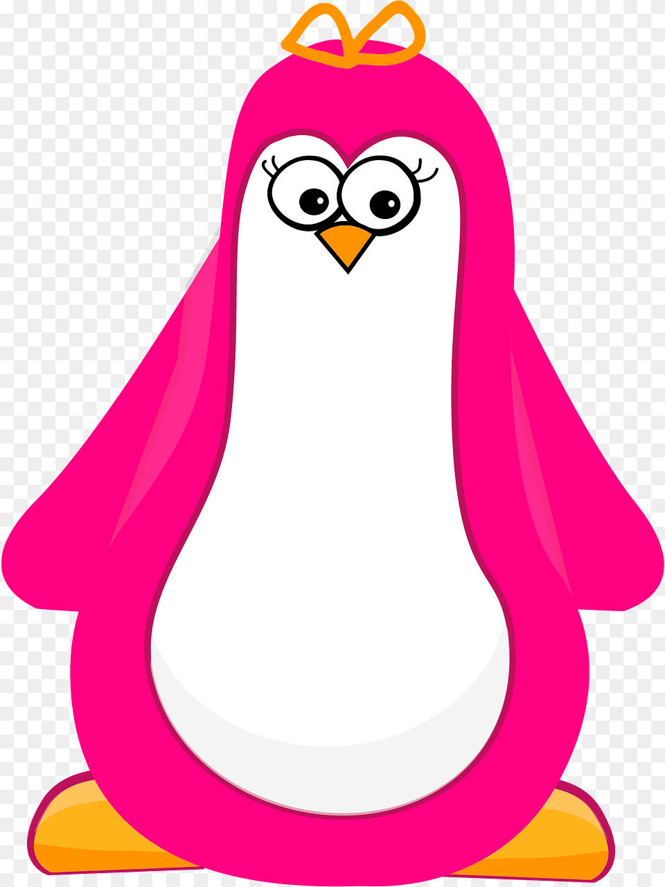 Pink Cartoon Penguin Clipart, Bag, Animal, Bird Free Transparent Png