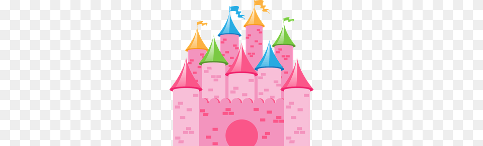 Pink Castle Illustration Mouse Pad Princess Prince Party Free Png