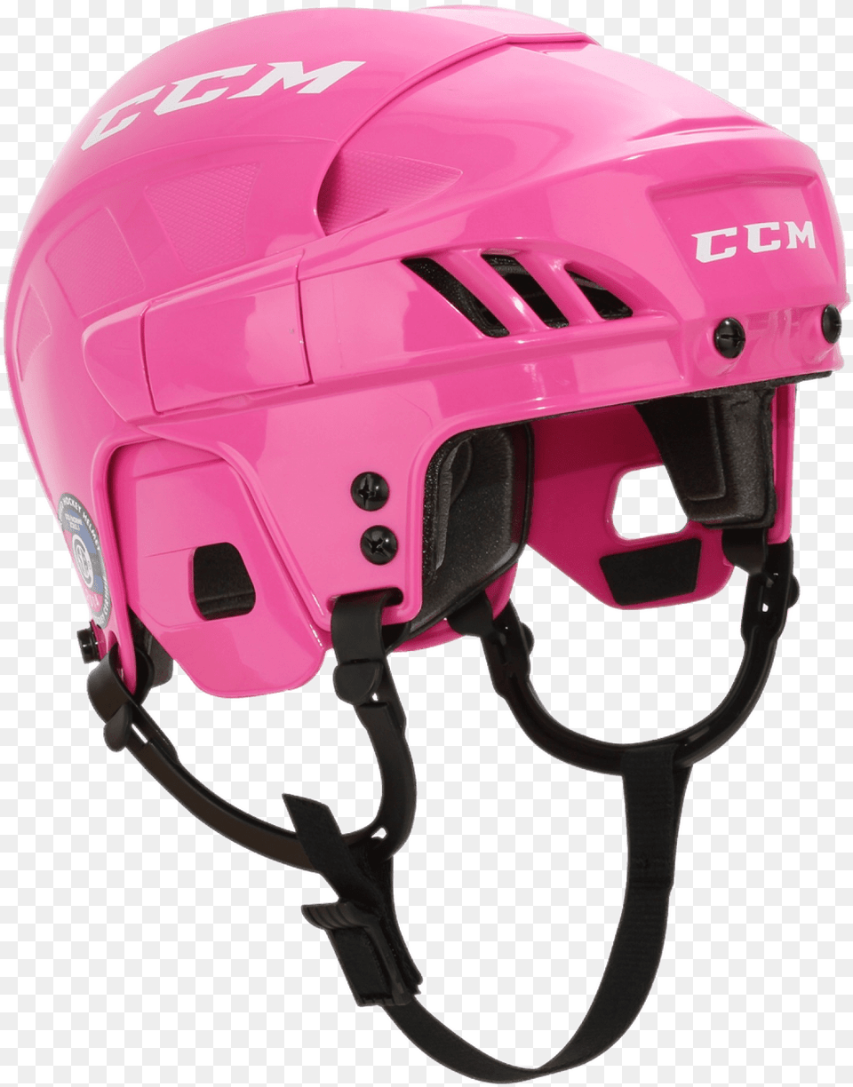 Pink Ccm Hockey Helmet Ccm Fitlite 80 Helmet Royal, Crash Helmet, Clothing, Hardhat, American Football Free Png Download