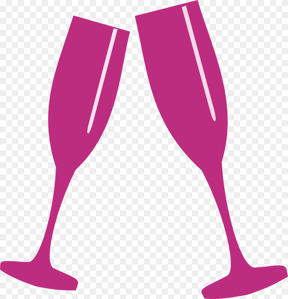 Pink Champagne Glasses Clipart, Paddle, Oars, Glass, Alcohol Png